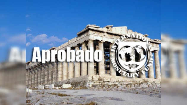 FMI aprobó un crédito por 30.000 millones de euros para ayudar a Grecia
