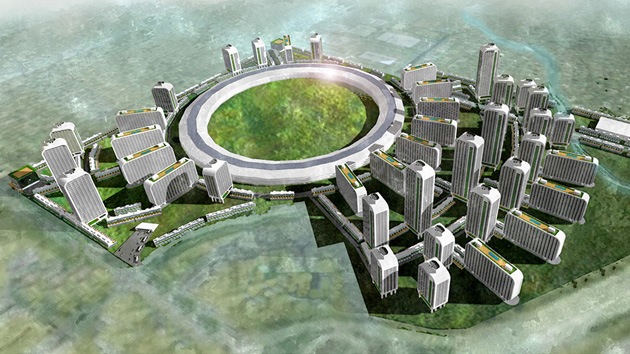 Imágenes: ¿Cómo sería una ciudad diseñada por Apple, Facebook y Google?