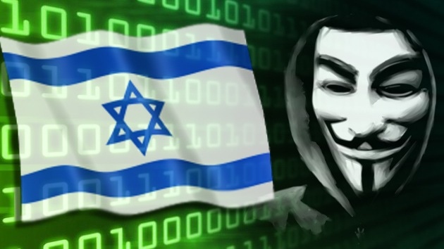 Anonymous publica datos personales de 5.000 funcionarios israelíes