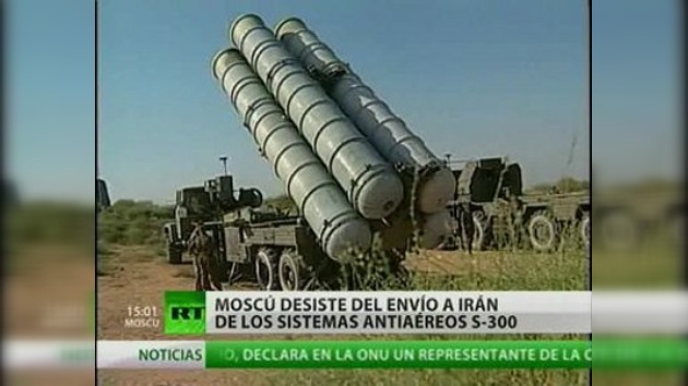 Rusia suspende el suministro de complejos antiaéreos S-300 a Irán