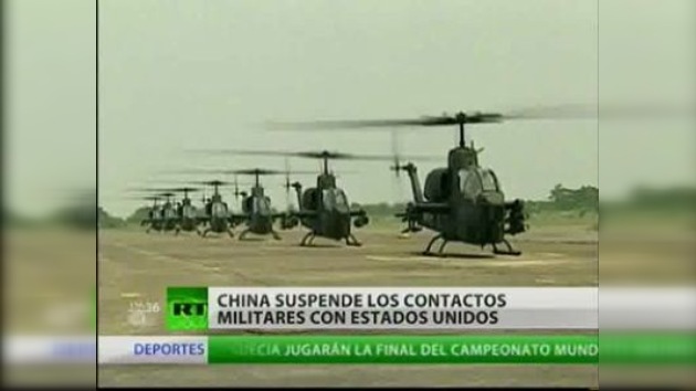 China suspende contactos militares con Estados Unidos