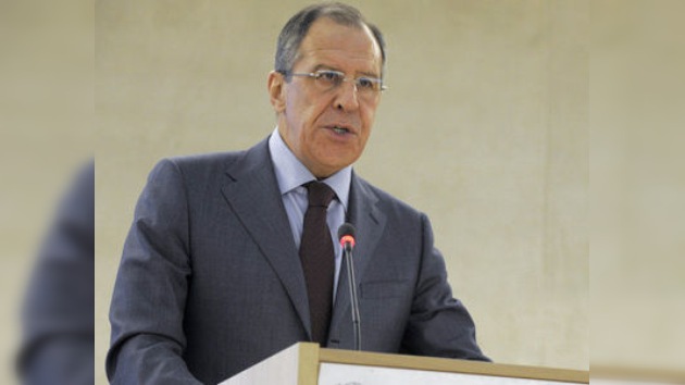 Lavrov: "La intervención militar en Libia es inaceptable"