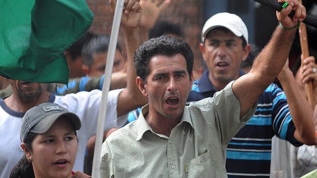 Campesinos paraguayos se unen a la protesta mundial contra Monsanto