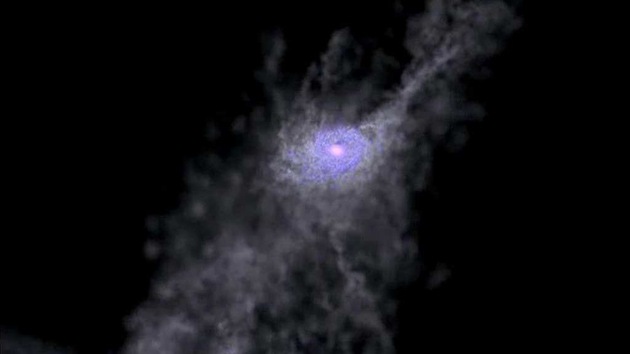 Video: Simulación de la NASA del nacimiento y formación de una galaxia masiva