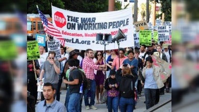 El movimiento ‘Ocupa Wall Street’ cada vez cuenta con mayor apoyo