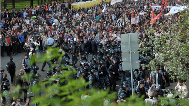 Putin aprueba nueva ley sobre manifestaciones en Rusia