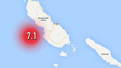Un terremoto de magnitud 7,1 sacude Papúa Nueva Guinea