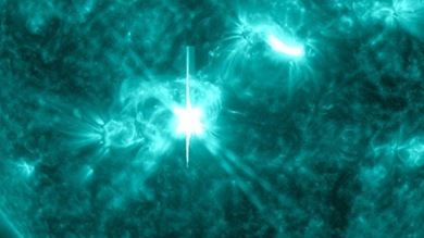 Una fuerte explosión solar provocará una potente tormenta magnética en la Tierra