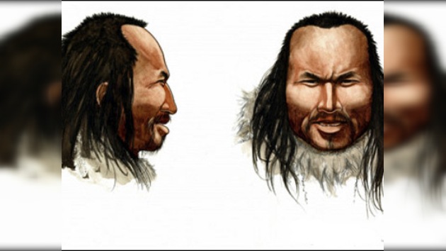 Un retrato del hombre prehistórico: ojos marrones, pelo oscuro y calva