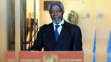 Kofi Annan llega a Moscú para coordinar los siguientes pasos del plan para Siria