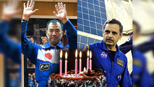 Doble cumpleaños en la Estación Espacial Internacional