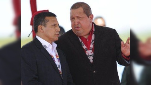 Chávez recibe a Humala con los brazos abiertos y "acuerdos estratégicos" sobre la mesa