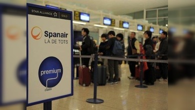 La aerolínea Spanair anuncia el cese de sus operaciones