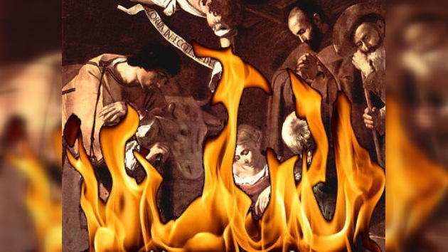 Cuadro de Caravaggio quemado por la mafia