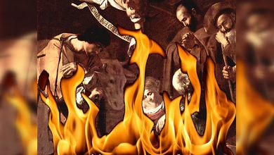 Cuadro de Caravaggio quemado por la mafia