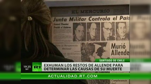 Exhuman los restos de Salvador Allende para esclarecer las causas de su muerte