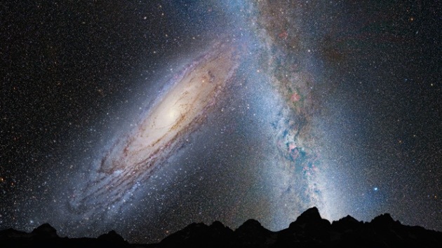 Video: Andrómeda se acerca a nuestra galaxia para devorarla