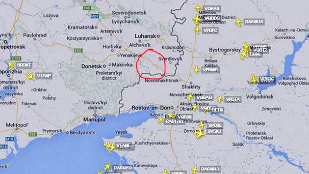 Compañías aéreas de todo el mundo modifican las rutas de sus aviones para evitar Ucrania