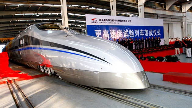 China pondrá en marcha el tren más veloz del mundo