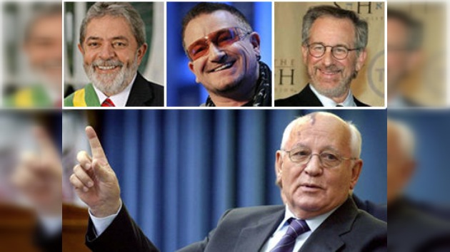 Lula, Bono, Spielberg y otros ‘cambiaron el mundo’, según Gorbachov   