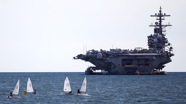 El portaaviones George Bush abandona el Mediterráneo y ya está en el Oriente Próximo