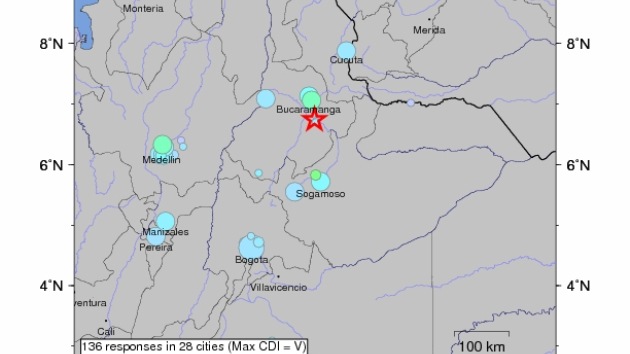 Un fuerte sismo sacude gran parte de Colombia
