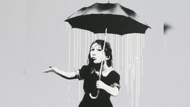 Un grafiti de Banksy se venderá por más de 80.000 dólares