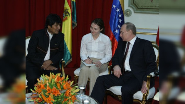 Evo Morales pide un crédito a Rusia para luchar contra el narcotráfico 
