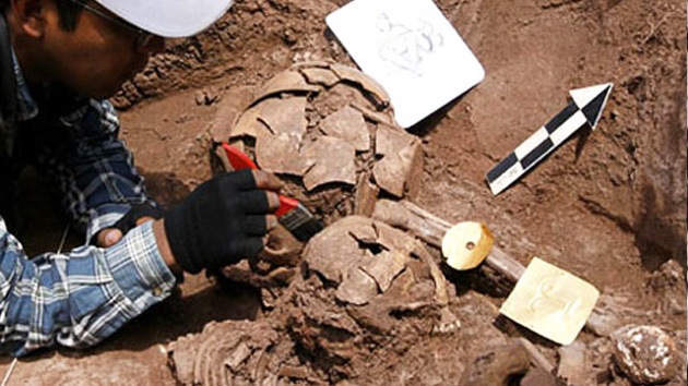 En México descubren un entierro azteca único en su tipo