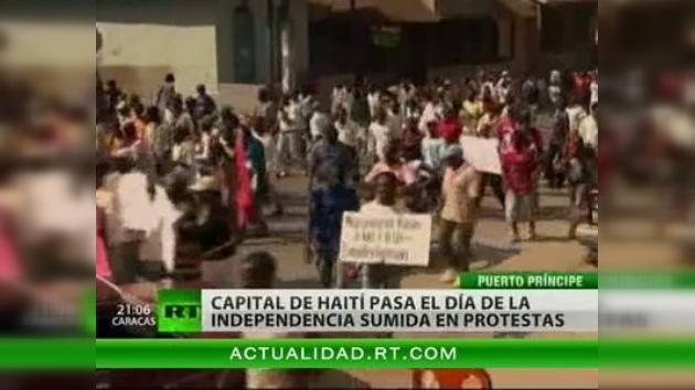 Haití celebra el Día de la Independencia con disturbios en la capital