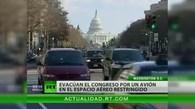 Evacuan el Congreso de EE. UU.