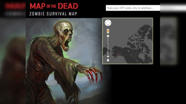 'Mapa de la Muerte': Instrucciones para sobrevivir a un apocalipsis zombi
