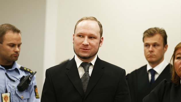 Condenan al terrorista Breivik a 21 años de cárcel