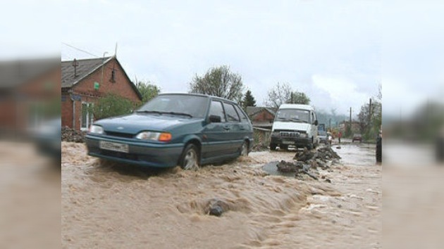 Situación de emergencia en la ciudad rusa de Vladikavkaz por fuertes lluvias