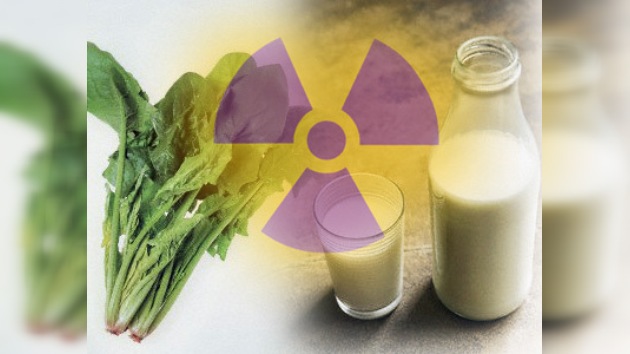 Registran alto nivel de radiación en alimentos en Japón