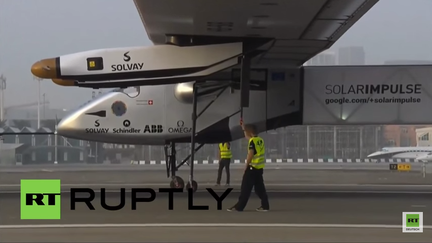 Live: Sonnenkraft-Flugzeug „Solar Impulse 2" macht Etappenstop bei Weltumrundung in Chongqing