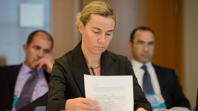 Live: Pressekonferenz Mogherinis nach EU-Außenministertreffen zur Flüchtlingspolitik