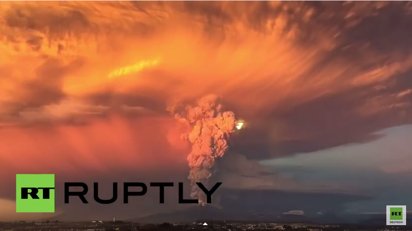 Notstand in Chile: Calbuco Vulkan bricht nach 42 Jahren erstmals wieder aus