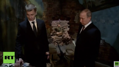 Russland: Putin besucht 3D-Nachbildung der Schlacht um Berlin