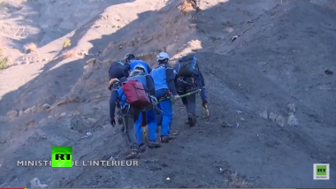 Germanwings-Tragödie: Neue Aufnahmen der schwierigen Such- und Bergungsarbeiten