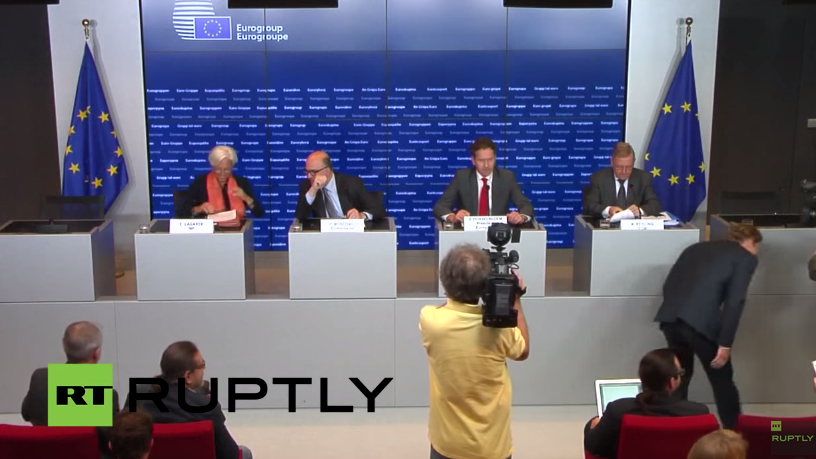 Live: Pressekonferenz nach ECOFIN-Treffen zu Griechenland - mit deutscher Übersetzung