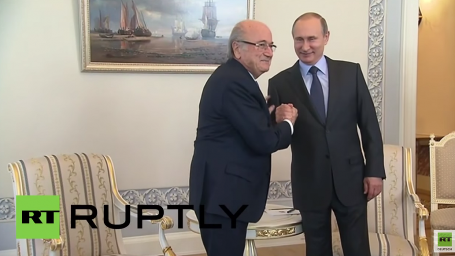 Sepp Blatter zu Wladimir Putin: „Die FIFA steht voll hinter Russland“