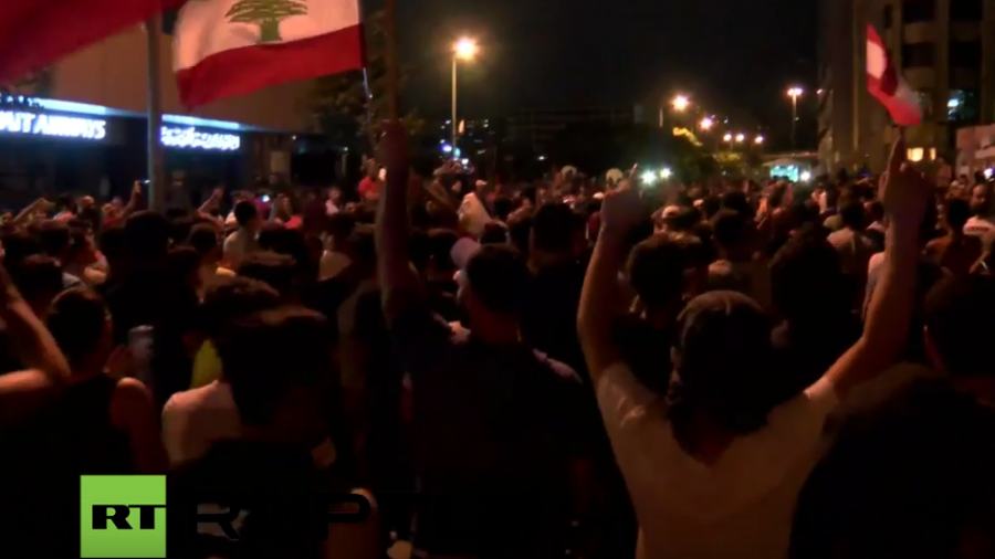 Live: Anti-Regierungs-Protest in Beirut wegen anhaltender Müllkrise
