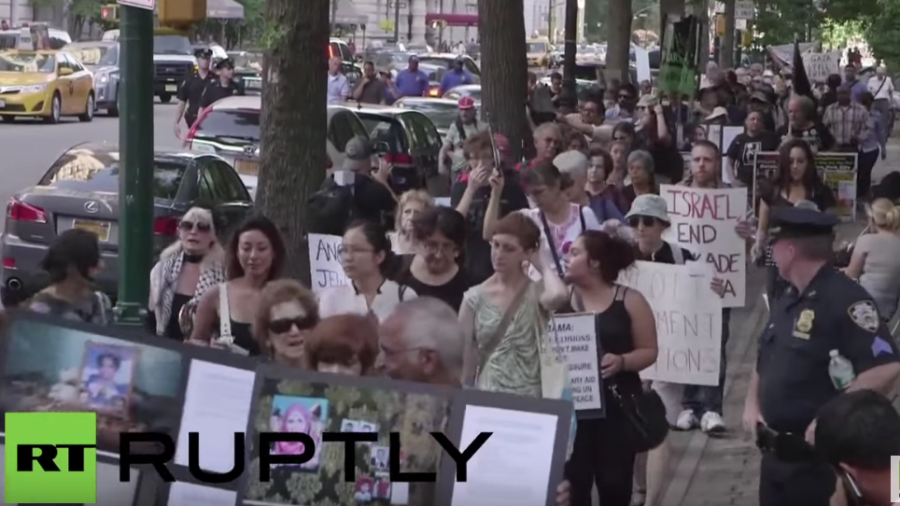 New York: Juden protestieren für Frieden in Gaza und gegen Israels Menschenrechtsverletzungen
