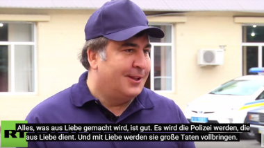 Saakaschwilis Geheimrezept für neue Polizei in Odessa ist ganz viel Liebe