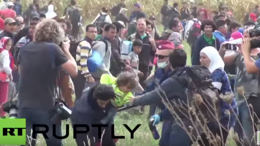 Live: Flüchtlinge harren weiterhin in Röszke aus
