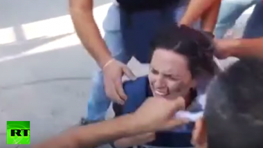 Chaos in der Westbank: Journalistin wird von Blendgranate im Gesicht getroffen