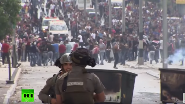 Gewalteskalation in der Westbank: Es regnet förmlich Steine und Tränengas