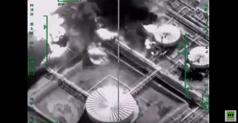 Syrien: Luftwaffen-Angriff auf Ölförderanlage des Islamischen Staates 