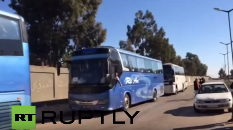 Syrien: Busse voll Militanter unter UN-Aufsicht evakuiert - Homs wieder unter Regierungskontrolle